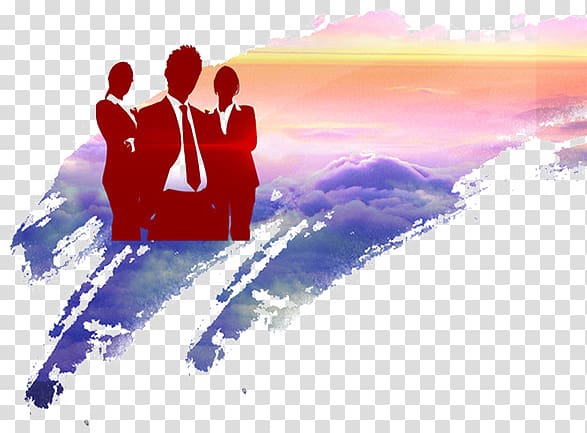 Poster Illustration, Business people transparent background PNG clipart