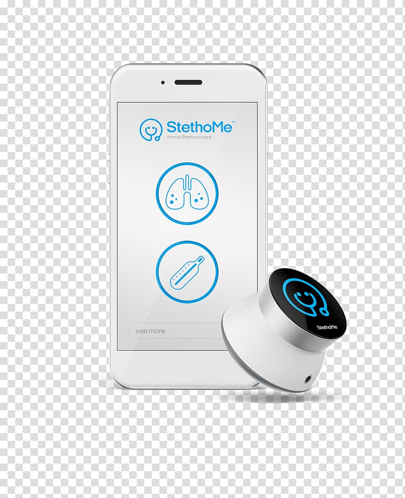 Stethoscope Medicine StethoMe® Mobile Phones Physician, Stetoskop transparent background PNG clipart