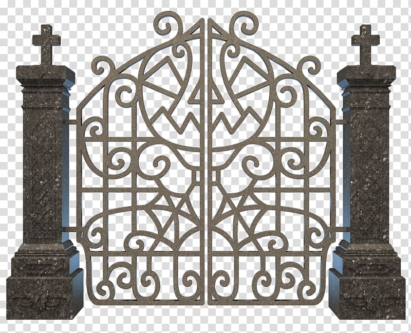 Cemetery Gate Grave , gate transparent background PNG clipart