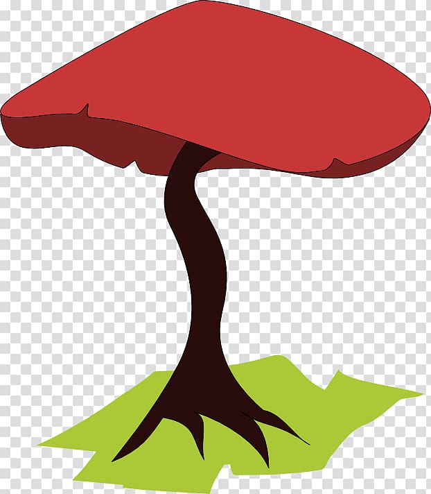 Creative writing Cartoon Humour , red mushroom transparent background PNG clipart