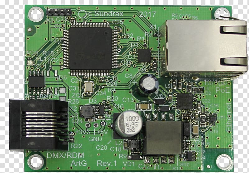 Microcontroller Art-Net DMX512 RDM Graphics Cards & Video Adapters, oem transparent background PNG clipart