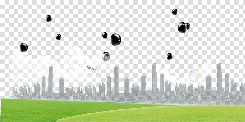Silhouette City Lawn Computer file, Urban Green Space transparent background PNG clipart