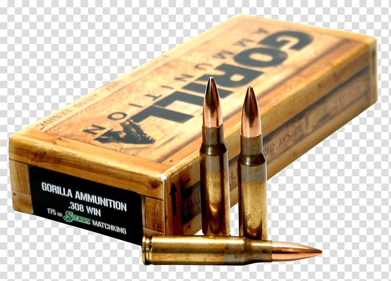 Ammunition Bullet .308 Winchester .260 Remington Match grade, ammunition transparent background PNG clipart
