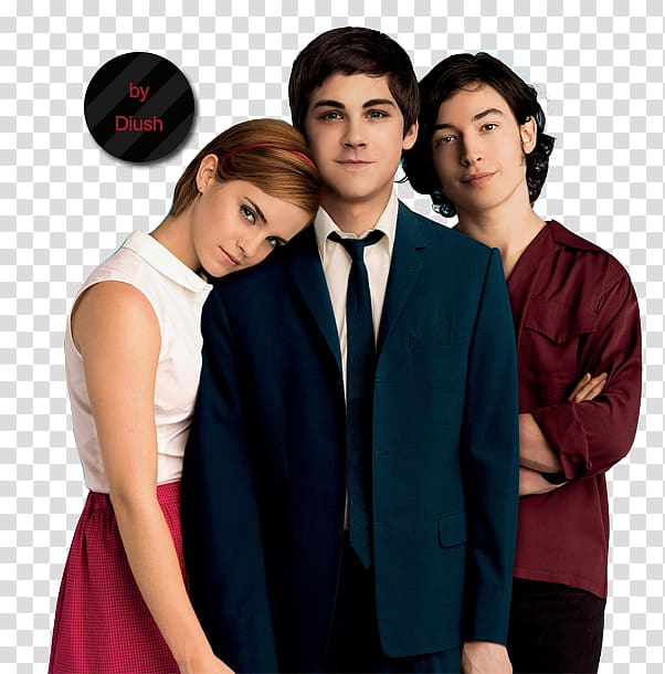 Emma Watson Logan Lerman The Perks of Being a Wallflower Ezra Miller Charlie, emma watson transparent background PNG clipart