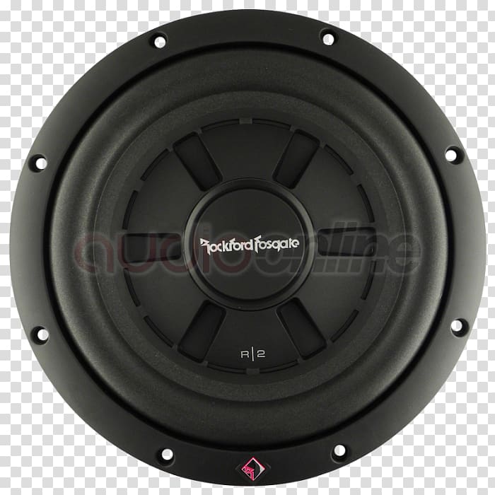 Subwoofer Rockford Fosgate Audio power Voice coil Ohm, Rockford transparent background PNG clipart