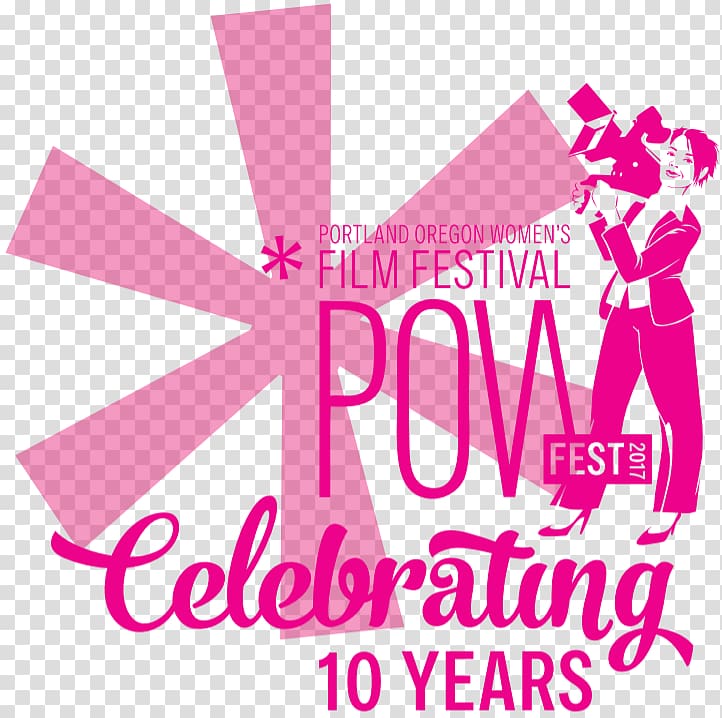 Portland Oregon Women\'s Film Festival Logo, transparent background PNG clipart