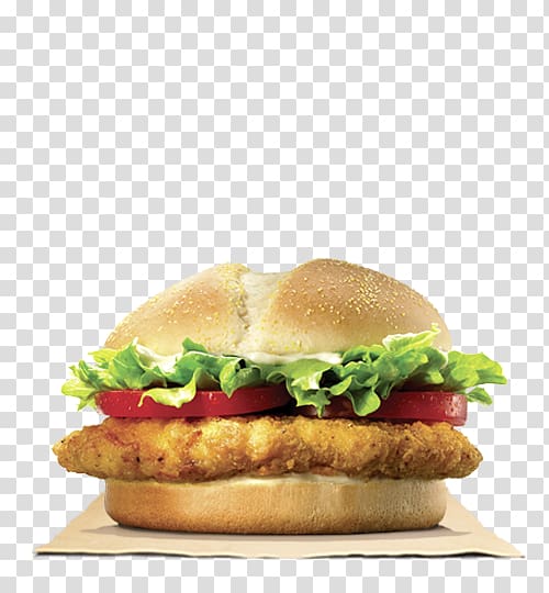 TenderCrisp Chicken sandwich Burger King Specialty Sandwiches Hamburger Chicken fingers, chicken transparent background PNG clipart