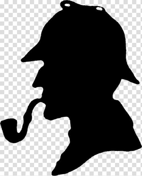 Sherlock Holmes Museum Silhouette , Holmes Beach transparent background PNG clipart
