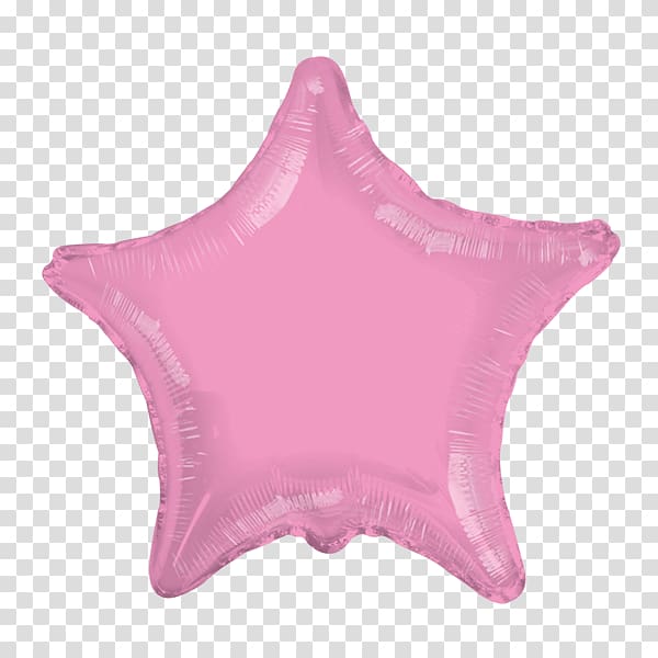 Toy balloon Star Pink Solid Metal, lavanda transparent background PNG clipart
