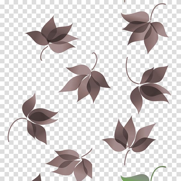 Petal Pattern Symmetry Product design Twig, early autumn transparent background PNG clipart