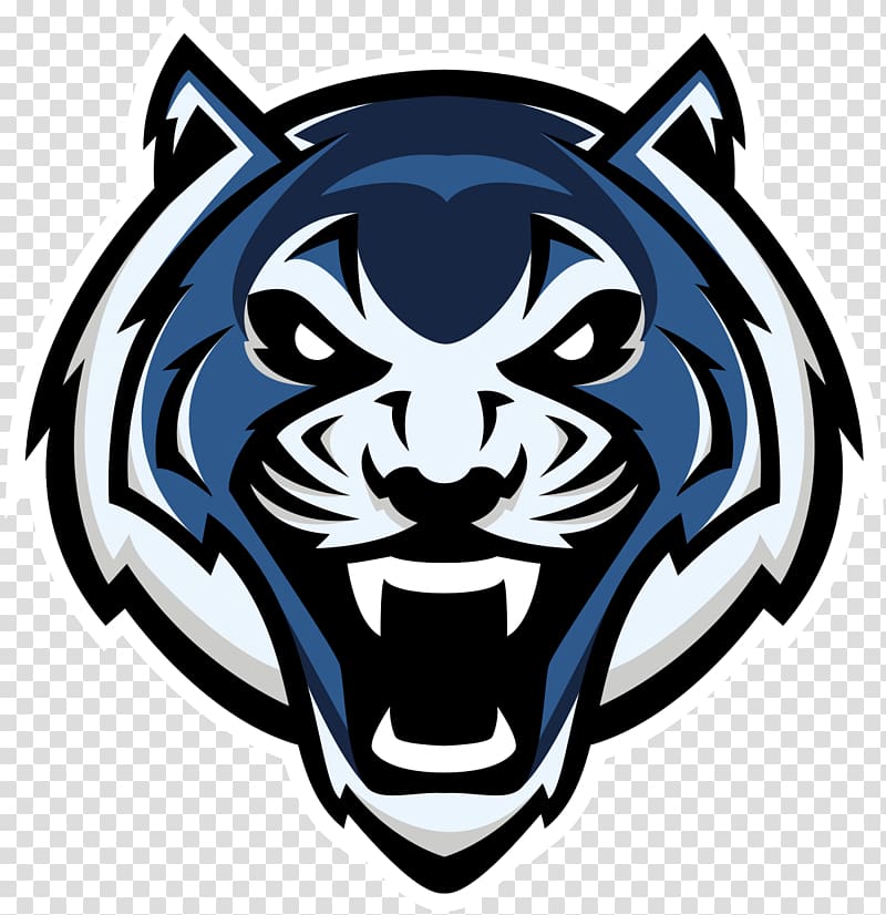 blue and gray couger logo, Lincoln University Lincoln Blue Tigers football Mid-America Intercollegiate Athletics Association Grambling State University, tiger transparent background PNG clipart