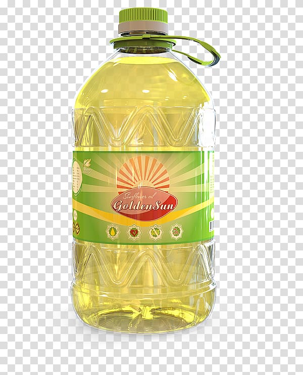 Soybean oil Sunflower oil Cooking Oils Vegetable oil Bottle, Girasoles transparent background PNG clipart