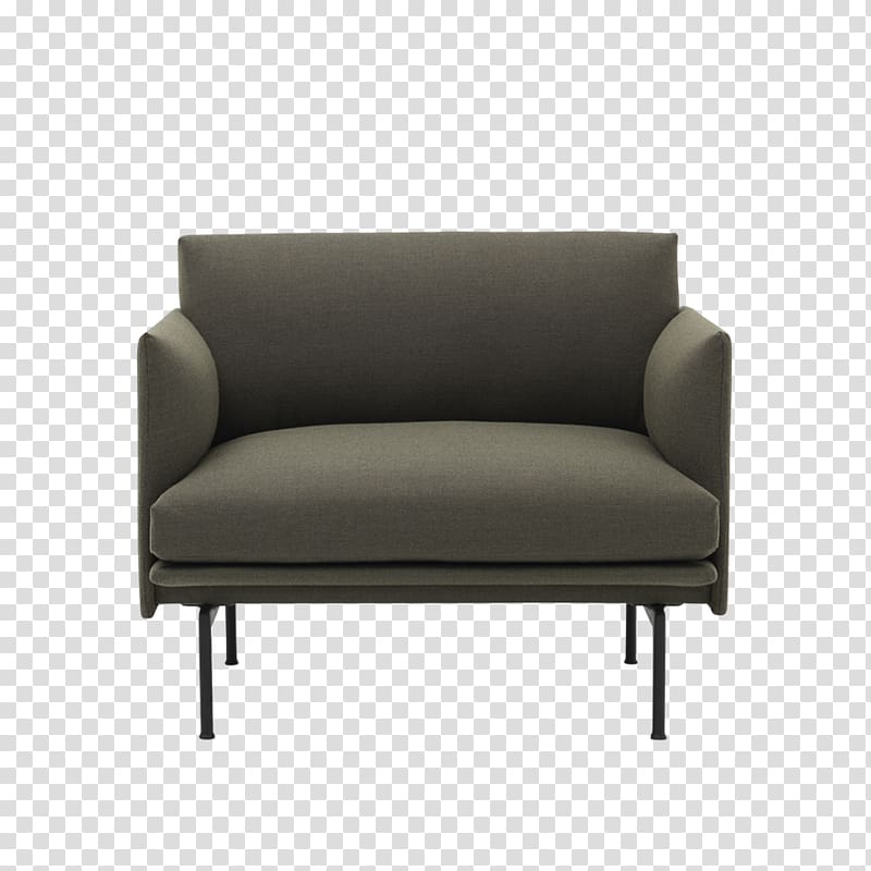 Chair Muuto Couch Table Seat, lounge chair transparent background PNG clipart