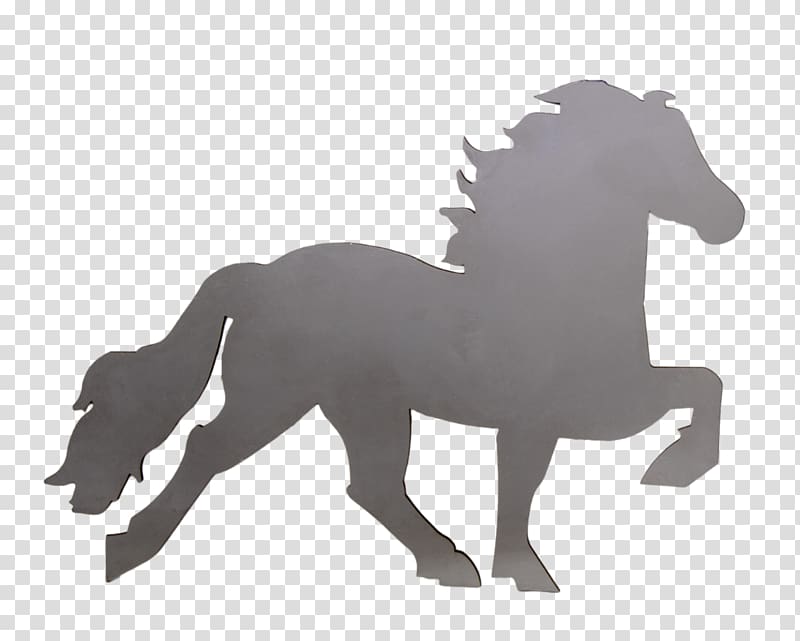 Icelandic horse Friesian horse Rocky Mountain Horse Noriker Equestrian, cowboy and horse silhouette transparent background PNG clipart