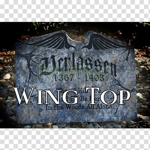 Headstone Epitaph Name .com Brand, top wing transparent background PNG clipart