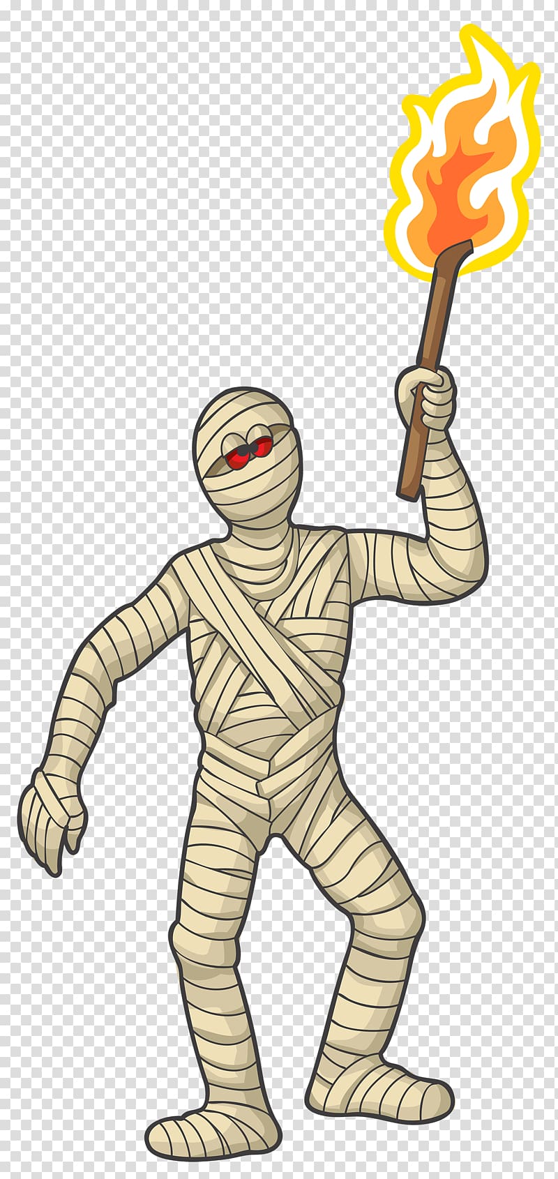 mummy holding torch illustration, Mummy , Halloween Mummy transparent background PNG clipart