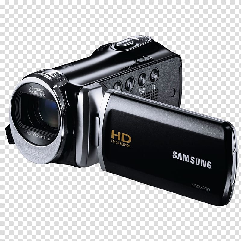 Camcorder Samsung HMX-F90 Video Cameras Handycam, Camera transparent background PNG clipart