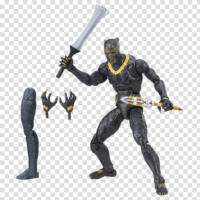 Black Panther Erik Killmonger Marvel Legends Action & Toy Figures Marvel Comics, wakanda transparent background PNG clipart