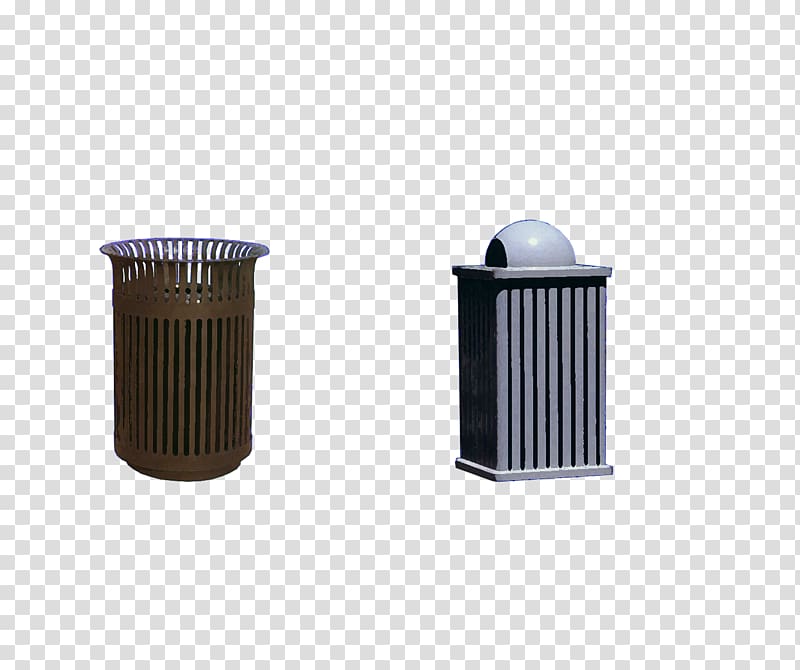 Waste container Iron, Outdoor trash can transparent background PNG clipart
