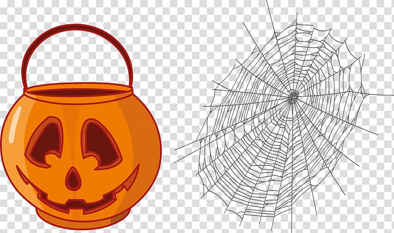 Candy pumpkin Halloween , Skeleton Pumpkin transparent background PNG clipart