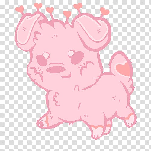 Pig Teddy bear Canidae Dog, dog valentine transparent background PNG clipart