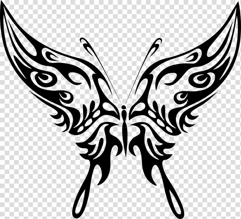 Butterfly Line art , butterfly transparent background PNG clipart