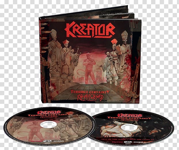 Kreator Terrible Certainty Thrash metal Phonograph record LP record, Terrible Certainty transparent background PNG clipart