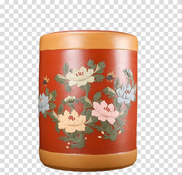Yixing clay teapot Green tea, Purple box tea pot transparent background PNG clipart