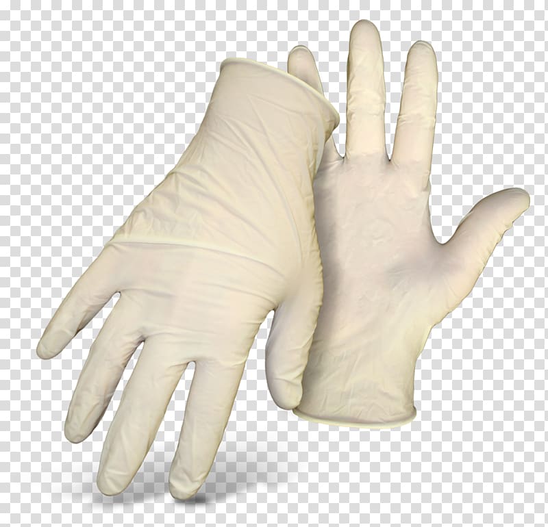 Medical glove Hand model Finger Disposable, Rubber Glove transparent background PNG clipart