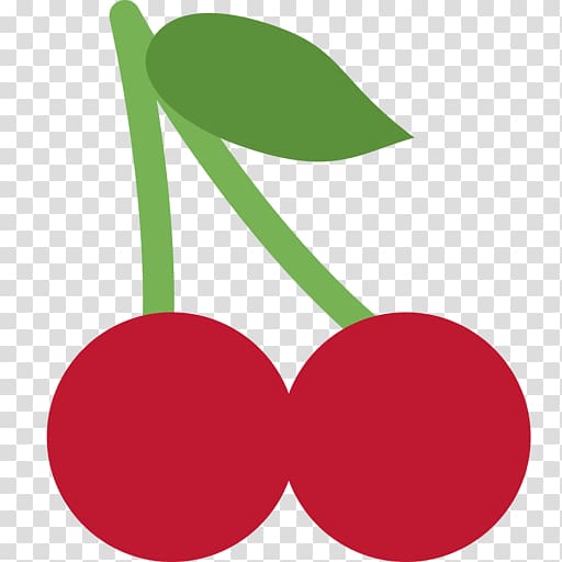Cherry pie Emoji Cobbler Fruit, Emoji transparent background PNG clipart