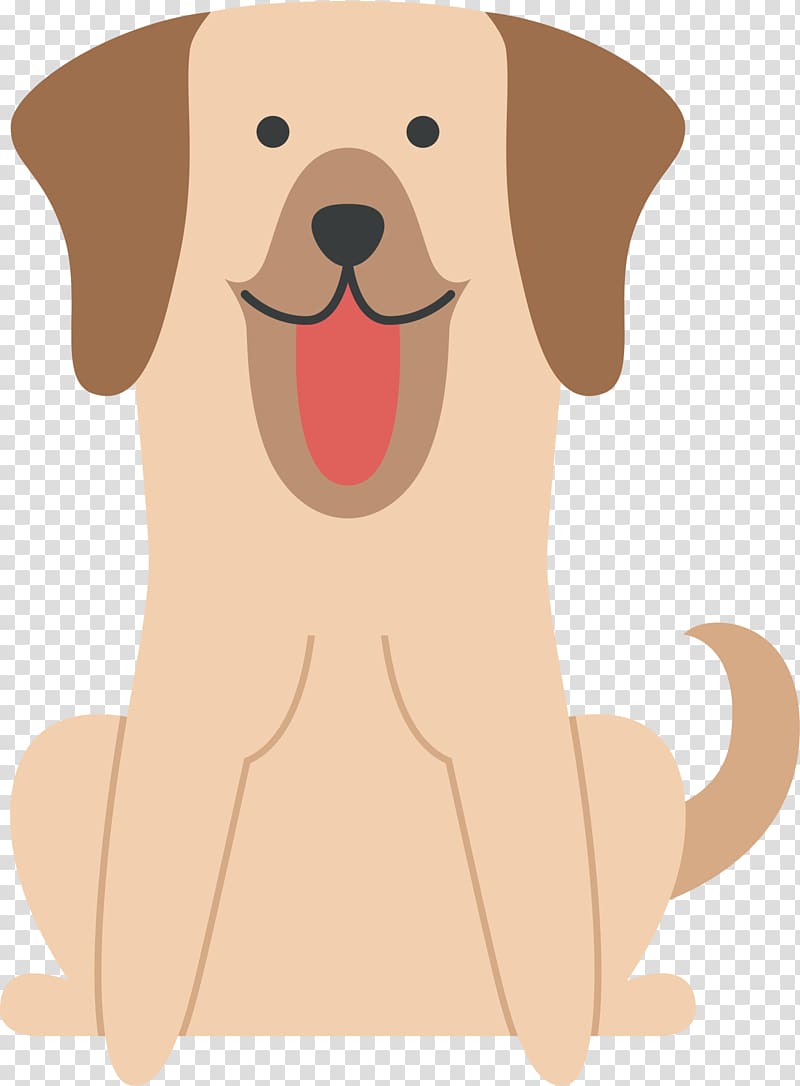Puppy Dog breed Retriever Sporting Group, Yellow cartoon puppy transparent background PNG clipart