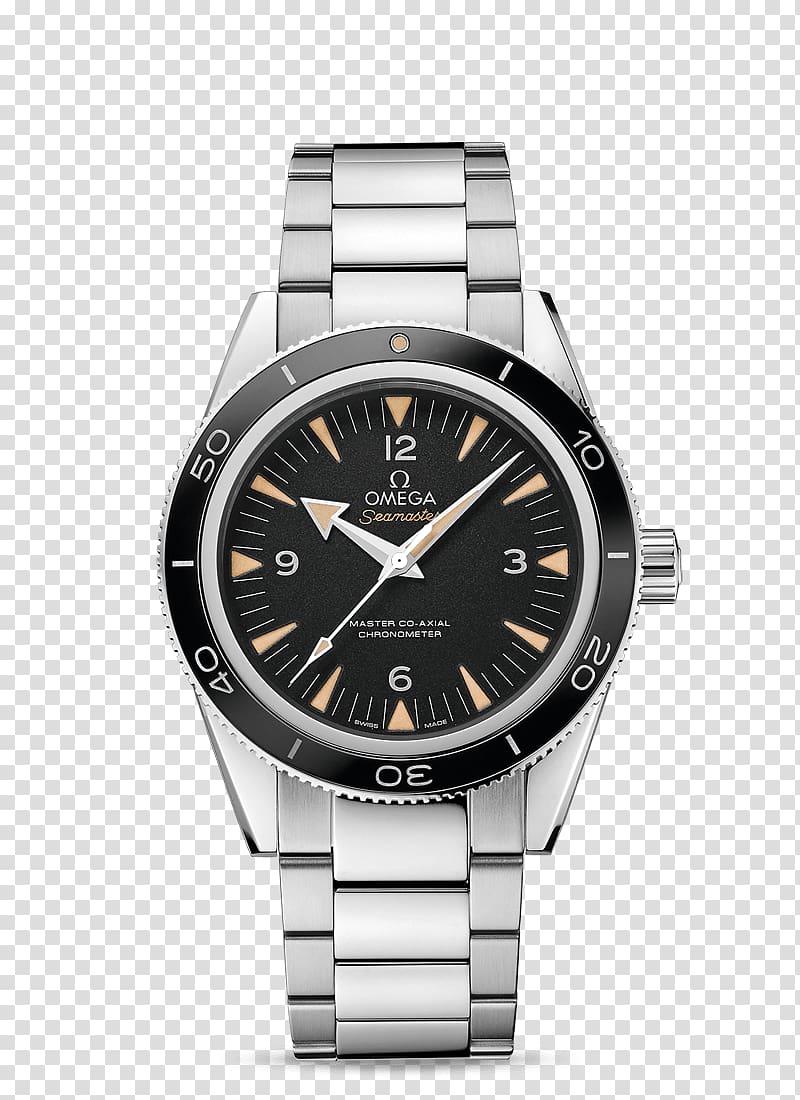 Omega Seamaster OMEGA Men\'s Seamaster 300 Master Omega SA Coaxial escapement Watch, watch transparent background PNG clipart