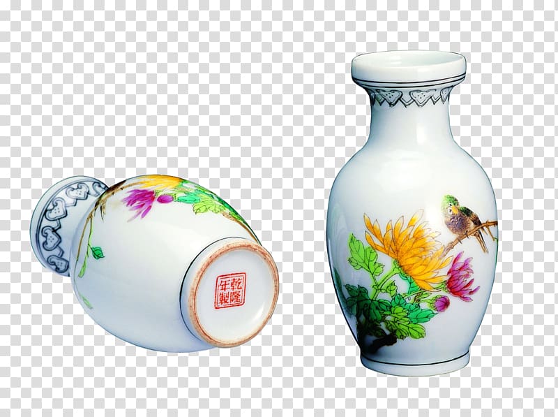 Antique Porcelain Vase, vase transparent background PNG clipart