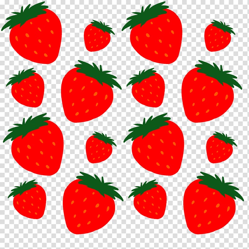 Strawberry Food Fruit Pattern, patterns transparent background PNG clipart