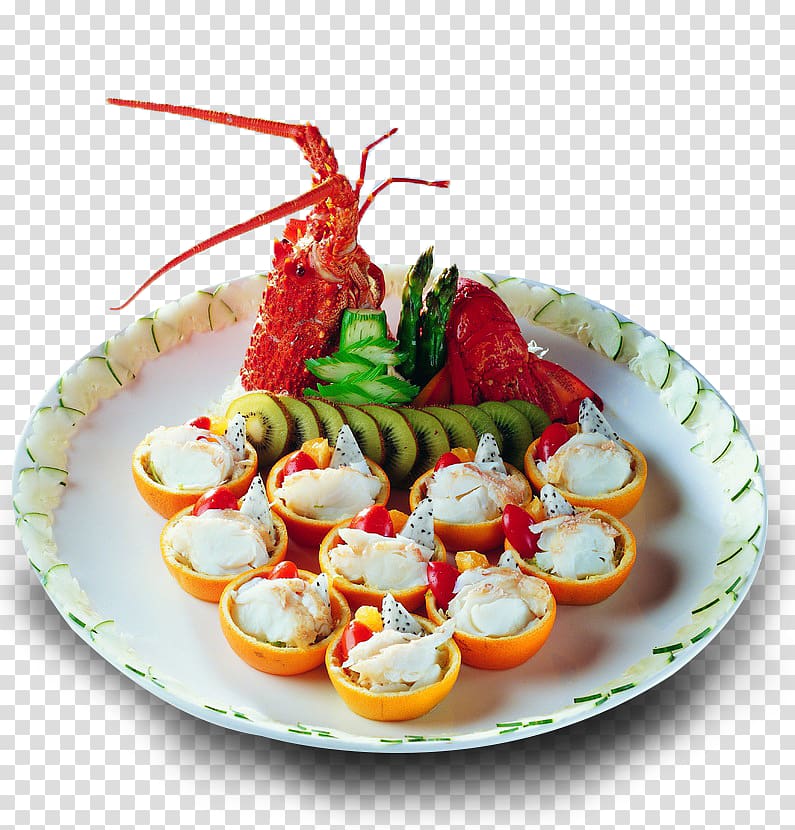 Chinese cuisine Seafood Palinurus elephas Ingredient, Exquisite lobster transparent background PNG clipart
