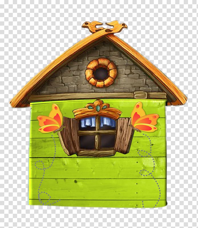 Drawing Cartoon House, Birds house transparent background PNG clipart