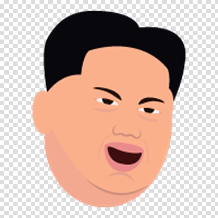 Kim Kardashian North Korea Emoji Celebrity Mastodon, kim jong-un transparent background PNG clipart