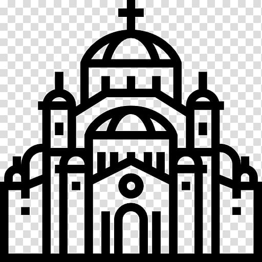 Church of Saint Sava Computer Icons Eastern Orthodox Church, Cathedral transparent background PNG clipart