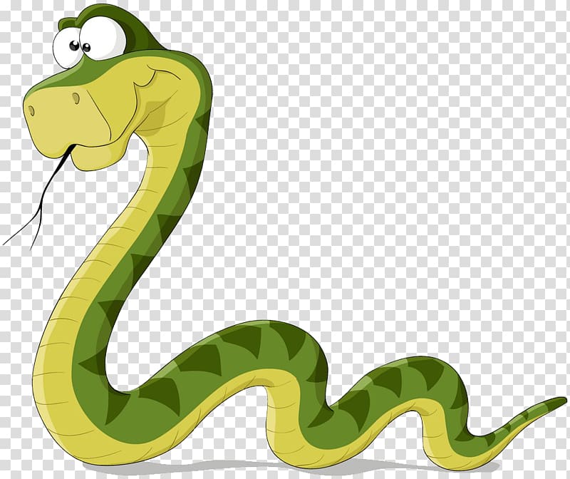 long cartoon snakes