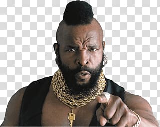 Mr T, Mr T Face transparent background PNG clipart