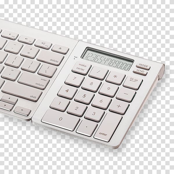 Computer keyboard Apple Keyboard Numeric Keypads Apple Wireless Keyboard, macbook transparent background PNG clipart