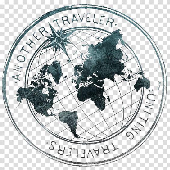 Another Traveler globe illustration, Globe World map Tattoo, globe transparent background PNG clipart