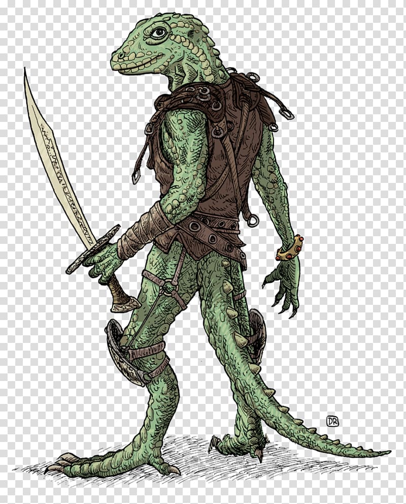 Lizard Man of Scape Ore Swamp Dungeons & Dragons Art, lizard transparent background PNG clipart