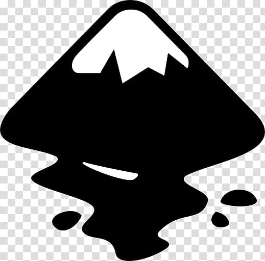 mountain logo , Inkscape Logo transparent background PNG clipart