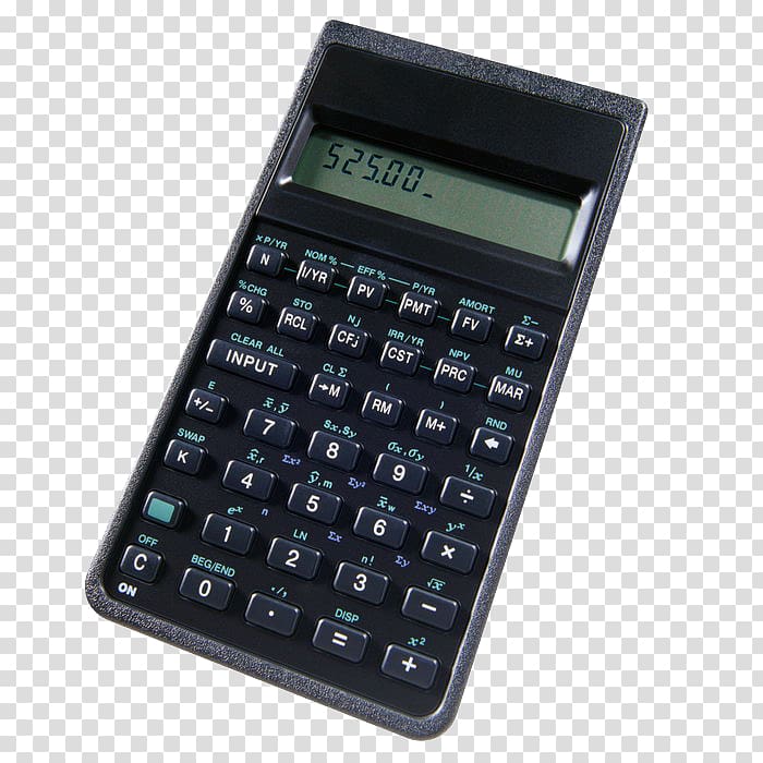 HP calculators Hewlett Packard Enterprise Calculation Electronics, Pocket Calculator transparent background PNG clipart