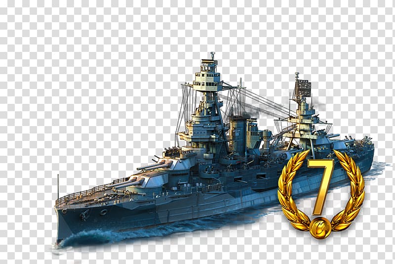 Heavy cruiser World of Warships Battlecruiser USS Texas (BB-35) Battleship, Ship transparent background PNG clipart