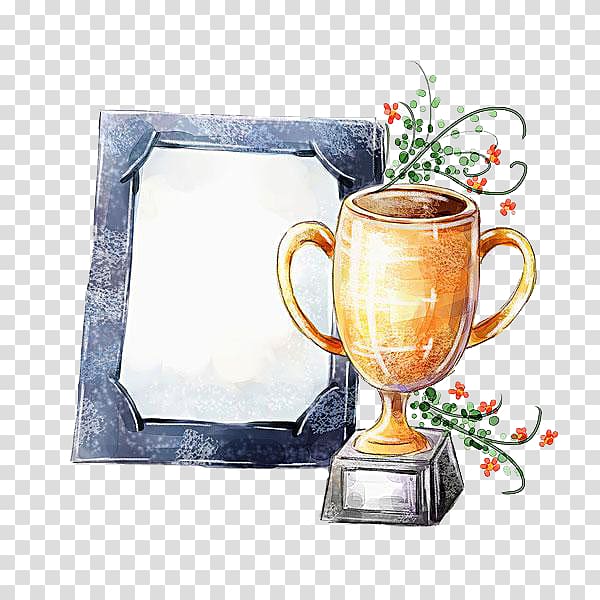 Trophy Loving cup Drawing Illustration, Border Trophy transparent background PNG clipart