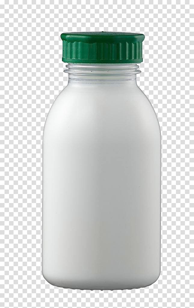 Water bottle Cow\'s milk Plastic bottle, White milk bottle transparent background PNG clipart