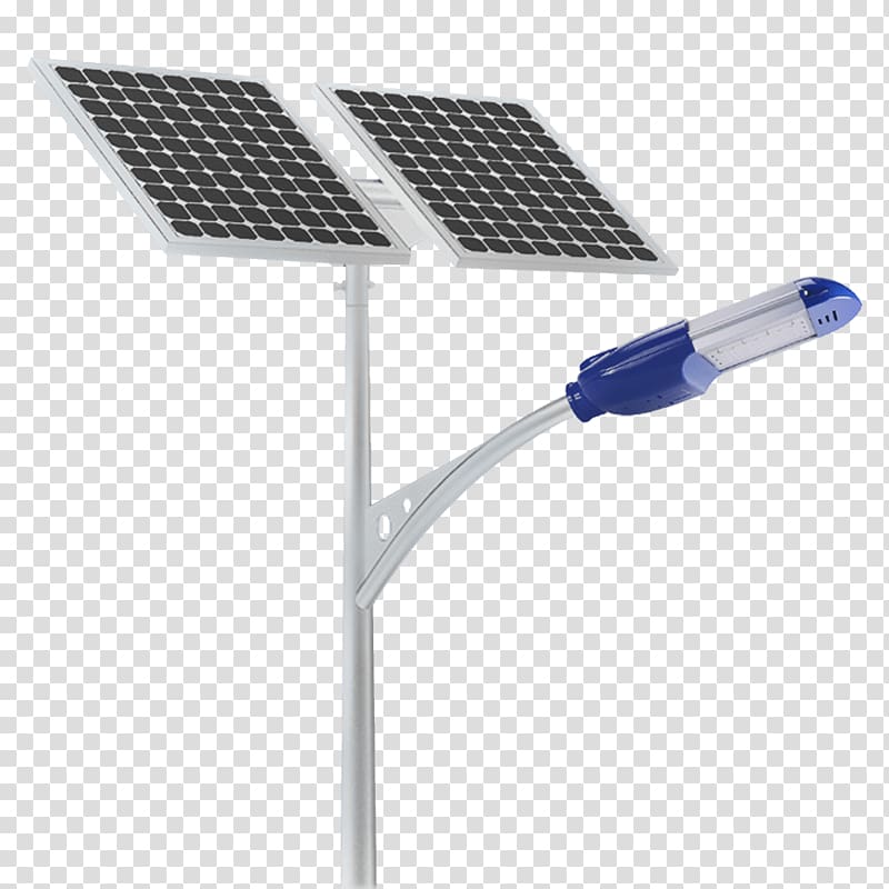 Solar street light Solar lamp LED street light, light transparent background PNG clipart