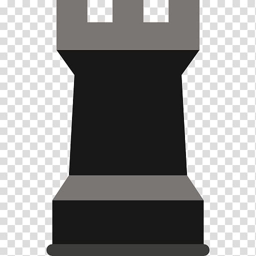 Chess piece Chess Titans Black Rook, chess game transparent background PNG clipart